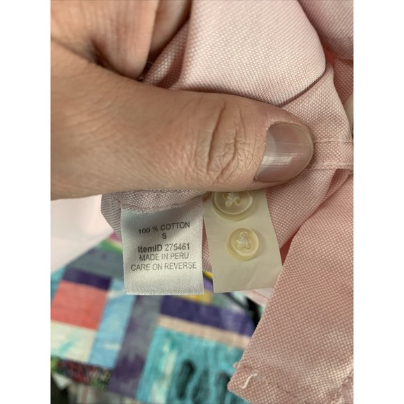 L.L.Bean Woman’s Size S Reg Pink Button Up Long Sleeve Casual Dress Shirt - Picture 4 of 7